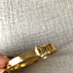 Kate Spade Gold Bow Bangle Bracelet (NWOT)!